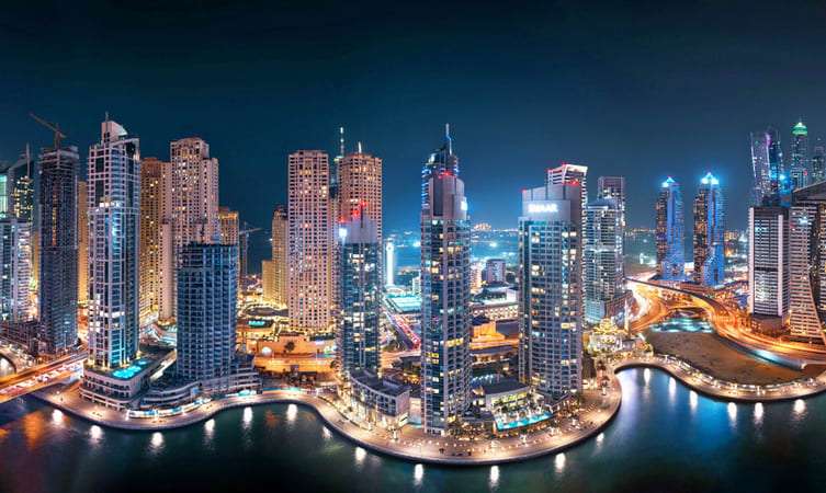 Glance at Dubai’s Skyline from Burj Khalifa