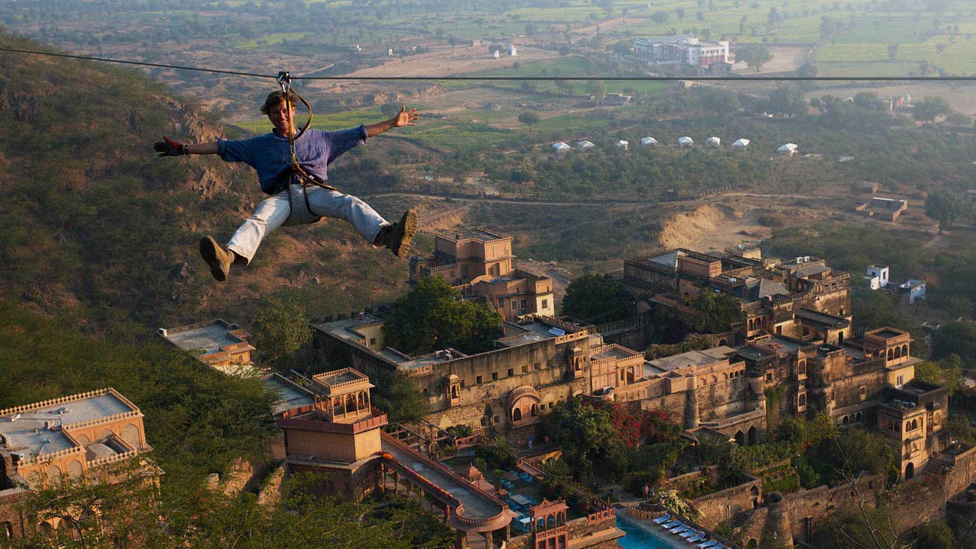 Flying Fox in Neemrana