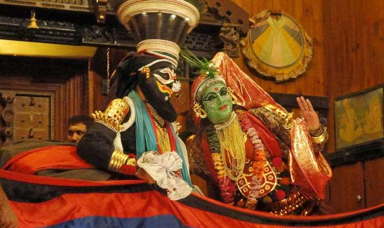 Watch the Cultural Shades Unfold in Kathakali Performance