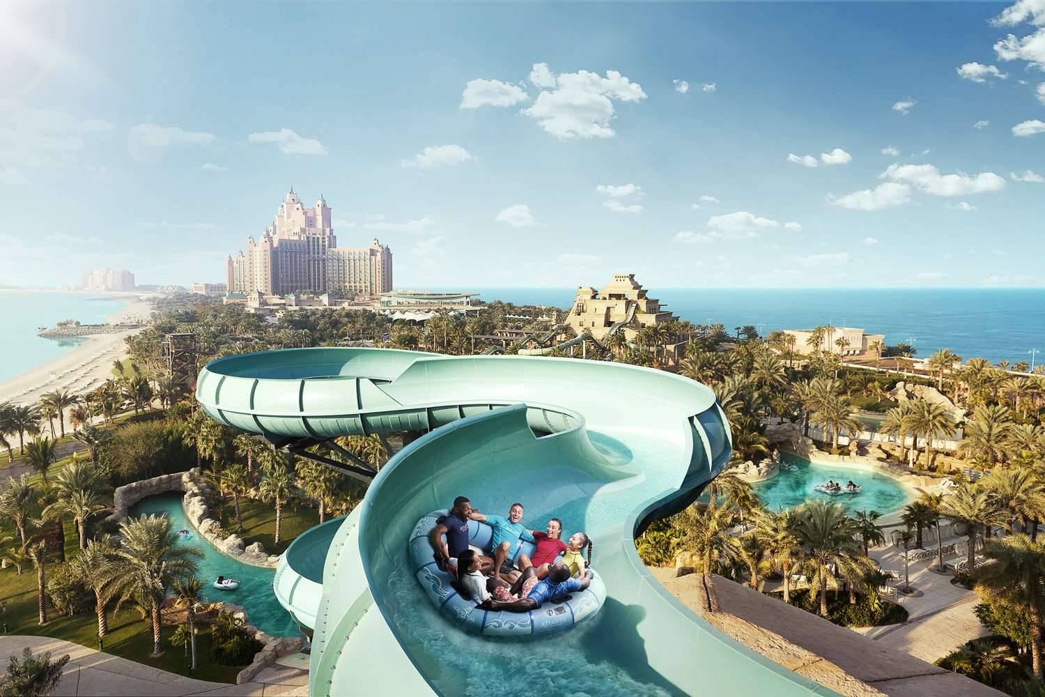 Enjoy Thrilling Rides at the Aquaventure Waterpark