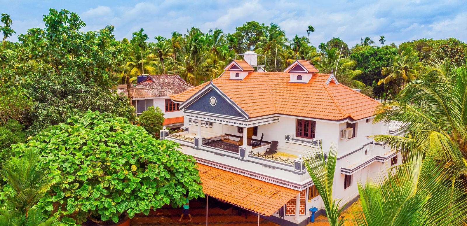 Exotic River Edge Villa