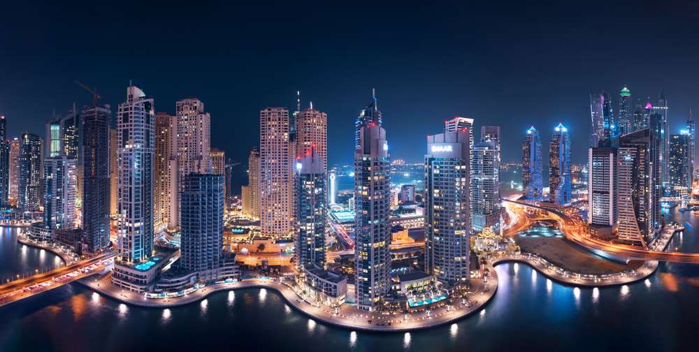 Look at Dubai's Skyline from Burj Khalifa