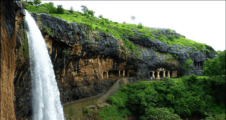 Ellora Caves Waterfalls