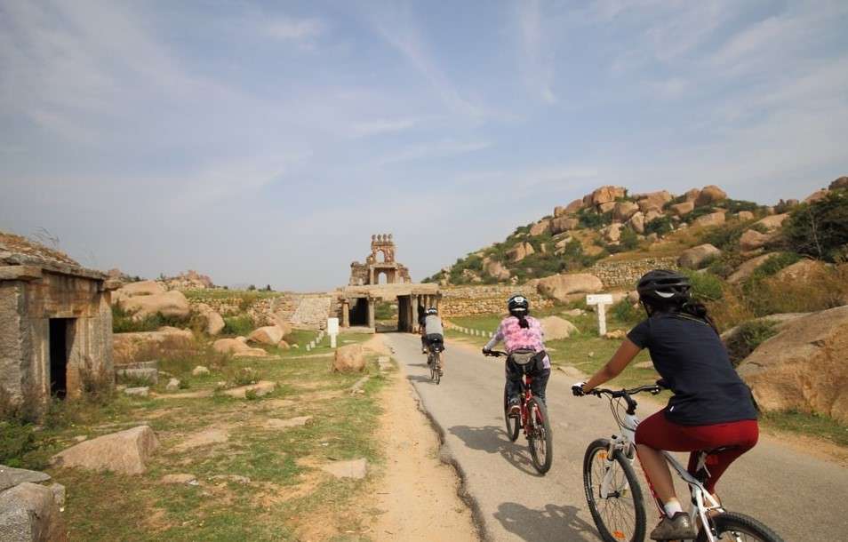Explore Hampi on a Bicycle or a Moped