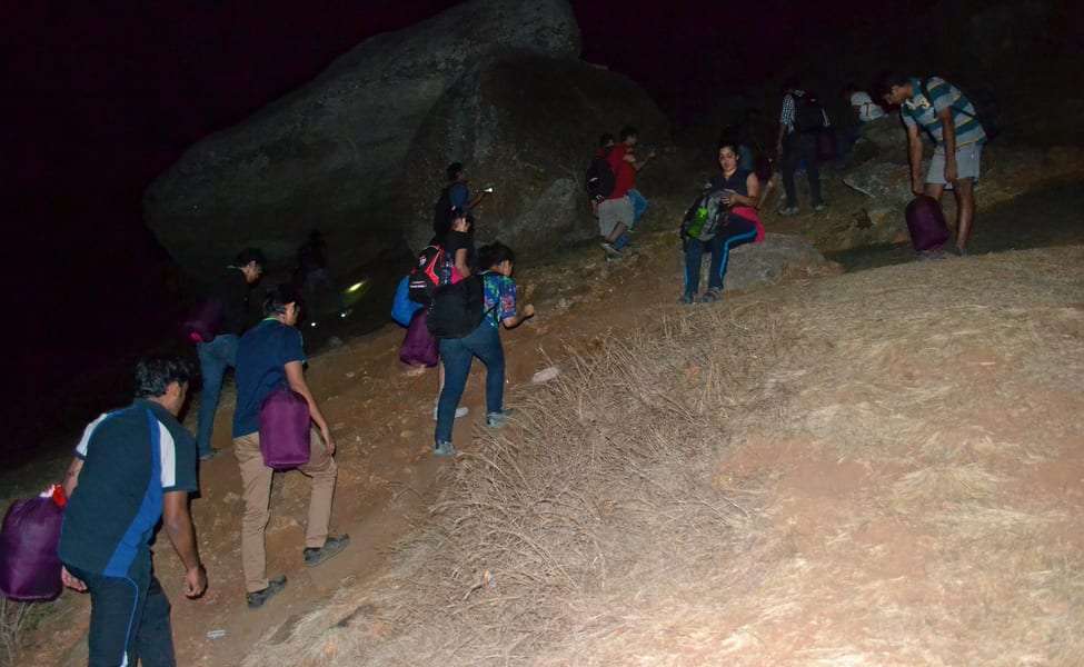 Night Trekking at Savandurga 