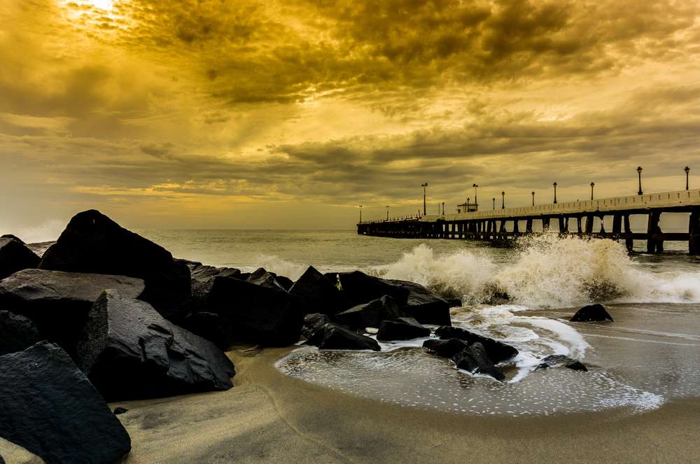 Rock Beach, Pondicherry