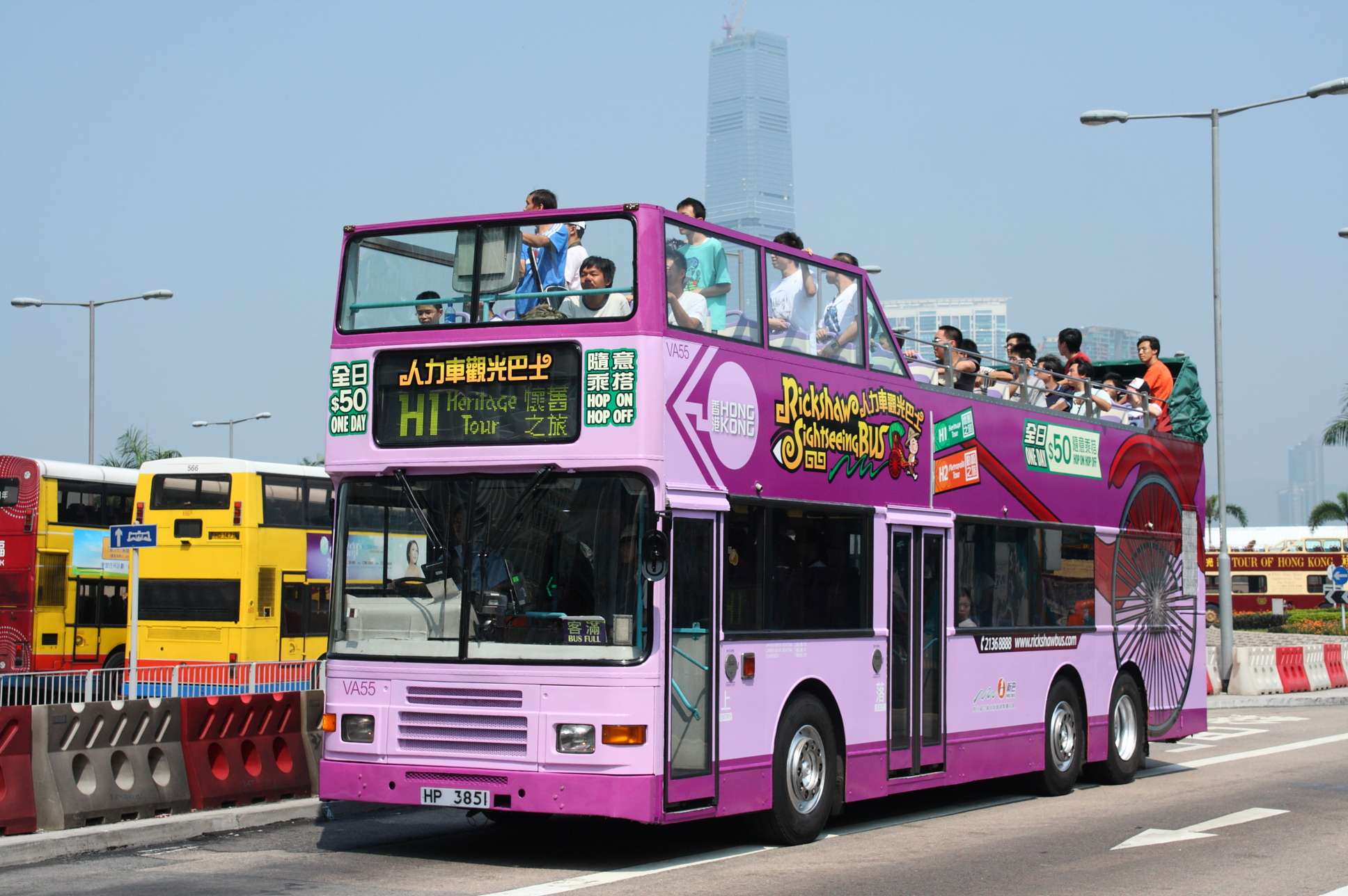 Rickshaw Sightseeing Bus, Hong Kong