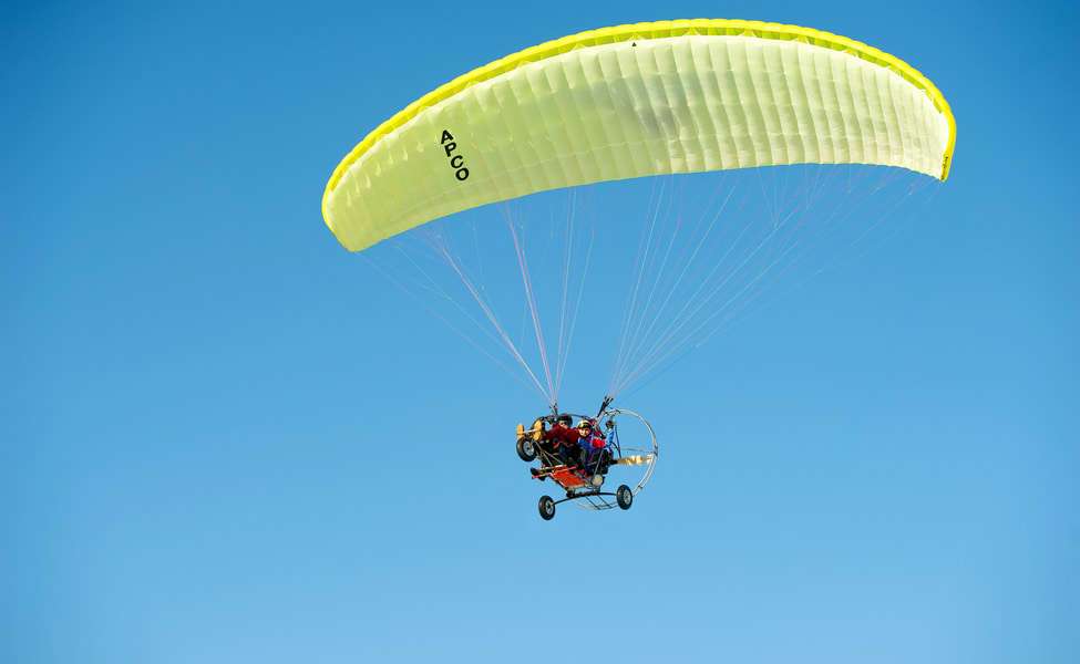 Touch Sky with Motorized Paragliding