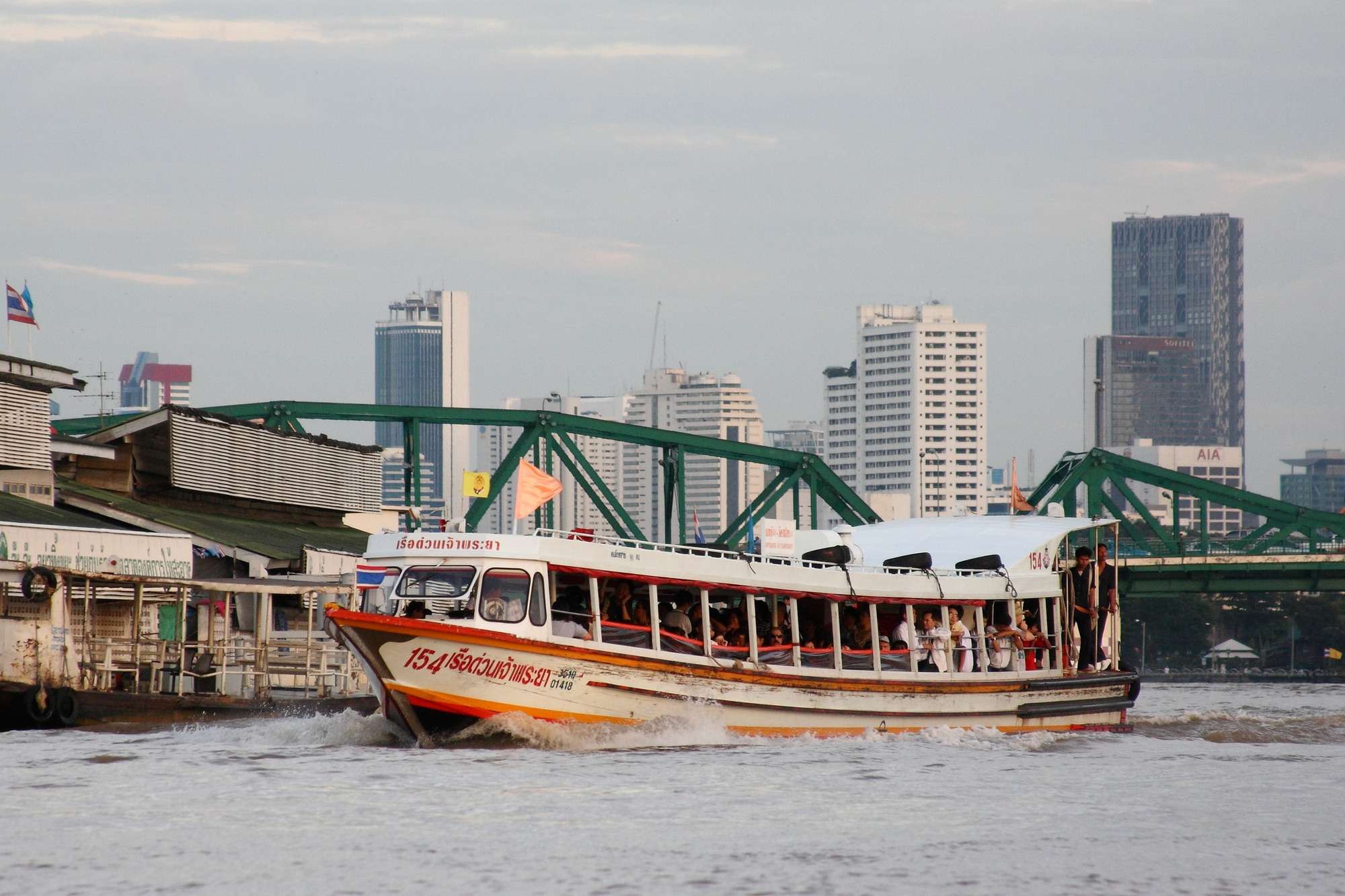 Ride a Water Taxi in Bangkok