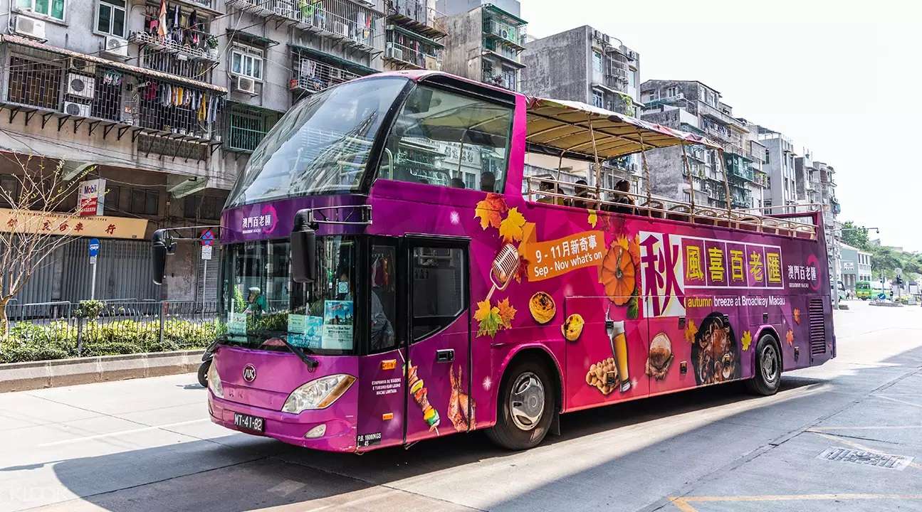 Macau Hop on Hop off Open Top Bus Tour - Flat 10% off