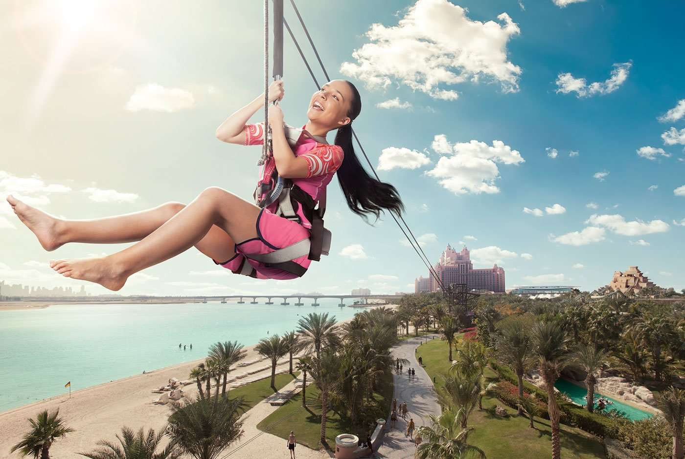 Take an Atlantean Flyer Zipline Ride