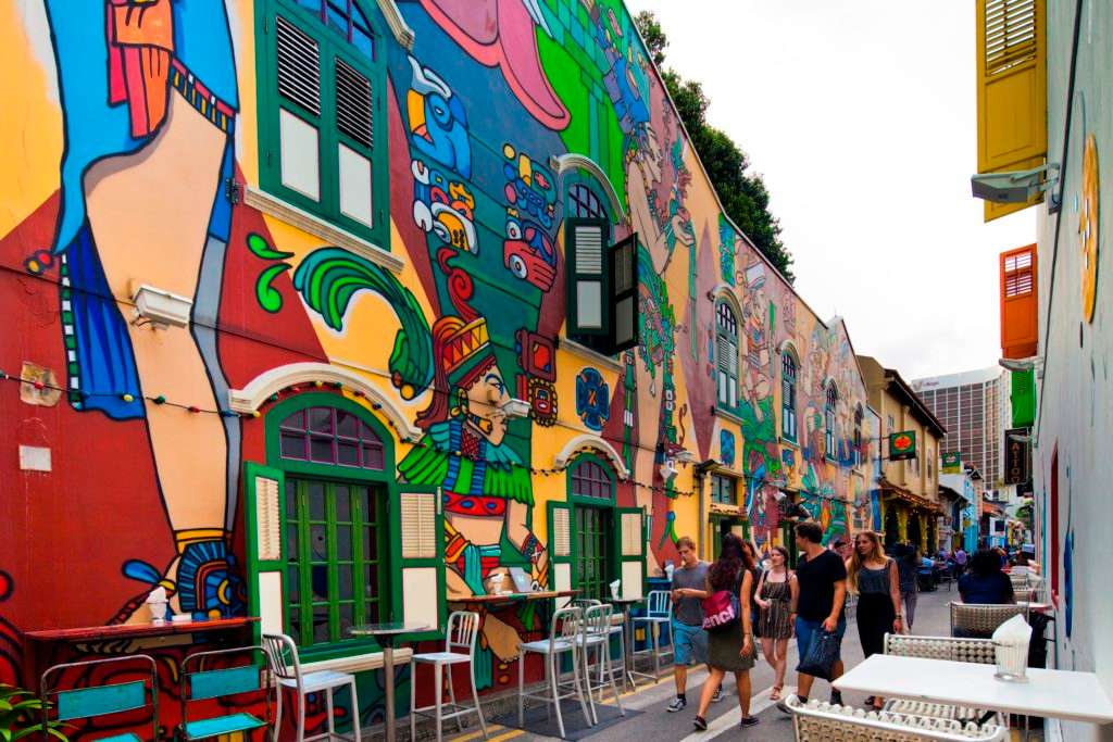 Watch the Street Art in Kampong Glam