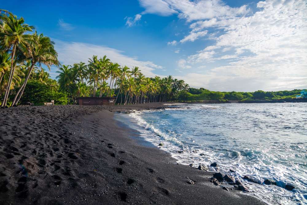 Hac Sa (Black Sand) Beach