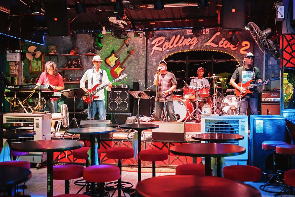  Watch Live Band Performances at Soi Buakhao
