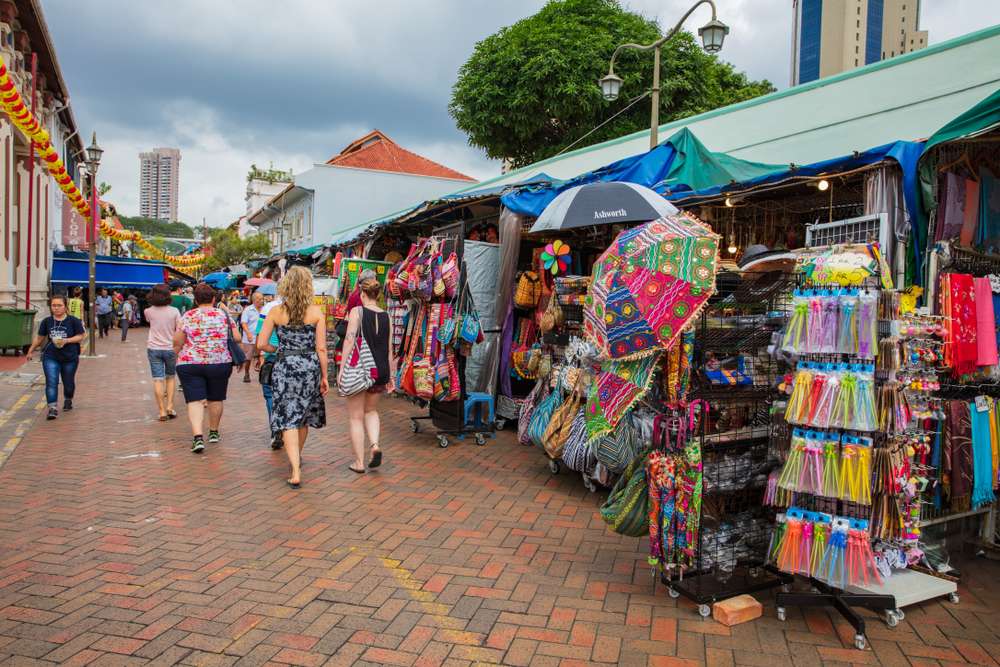 Shopping at Chinatown Street Market