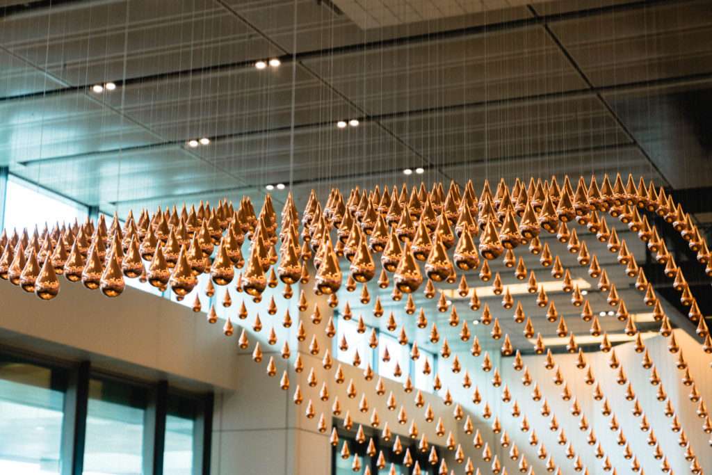 Watch The Kinetic Rain Sculpture
