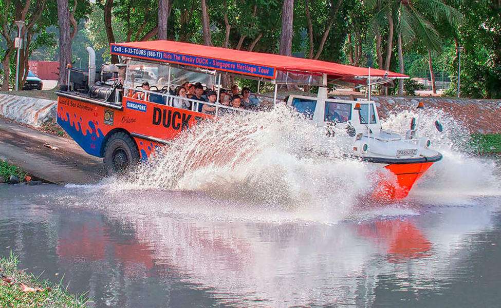 Ride the Original Duck Tours Sentosa