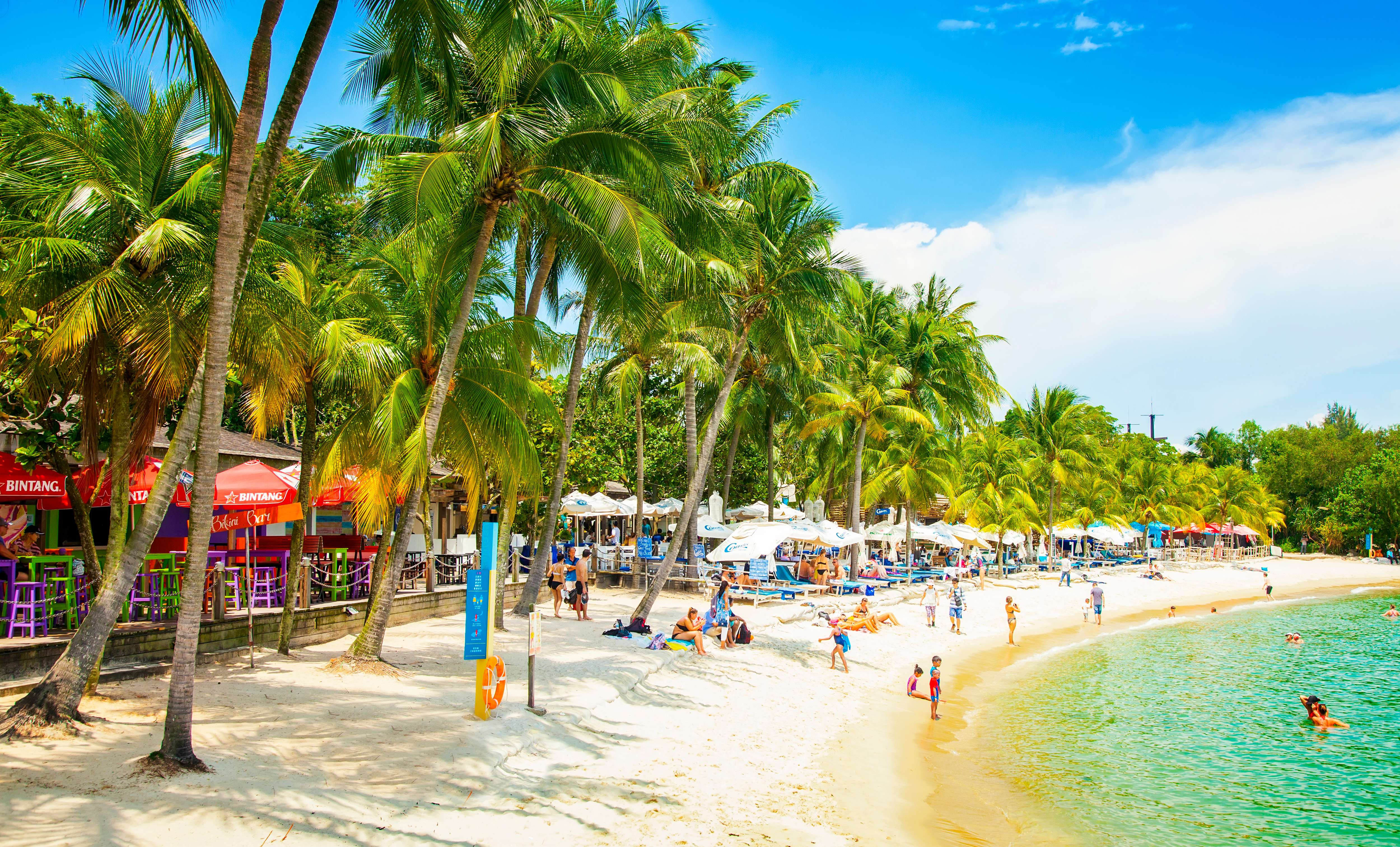 Play Games at Sentosa Beach