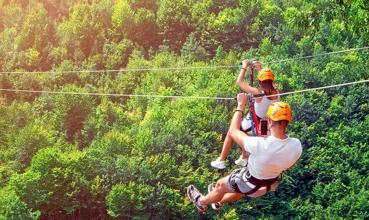 Zipline Together at Megazip