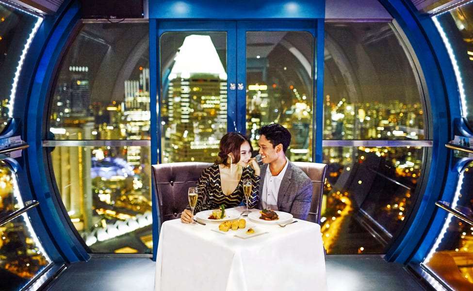 Candlelight Dinner at Singapore Flyer