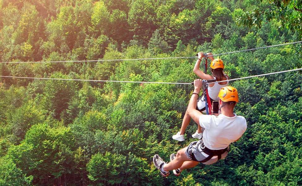 Experience Ziplining at Sentosa Island
