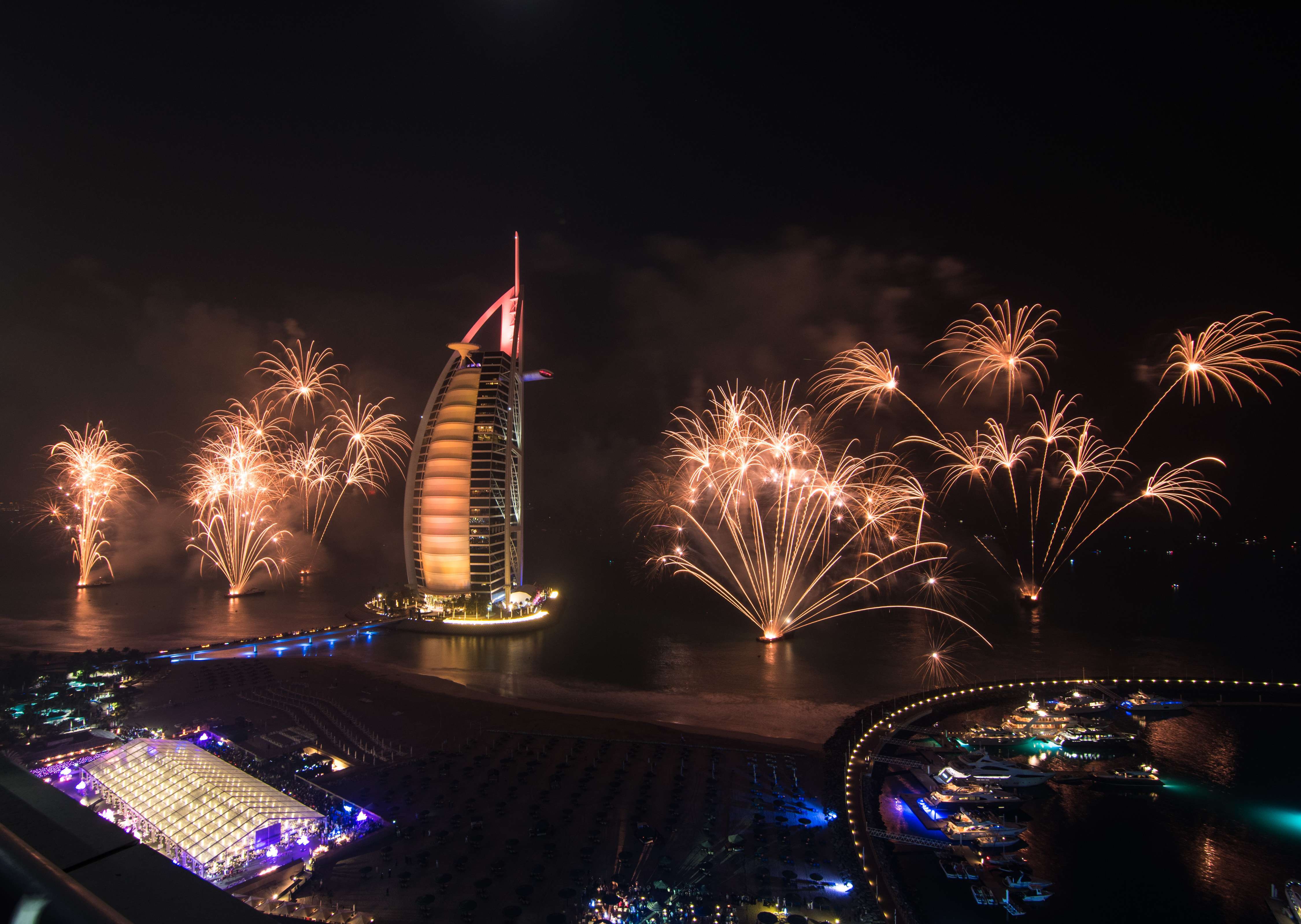 Burj Al Arab Fireworks