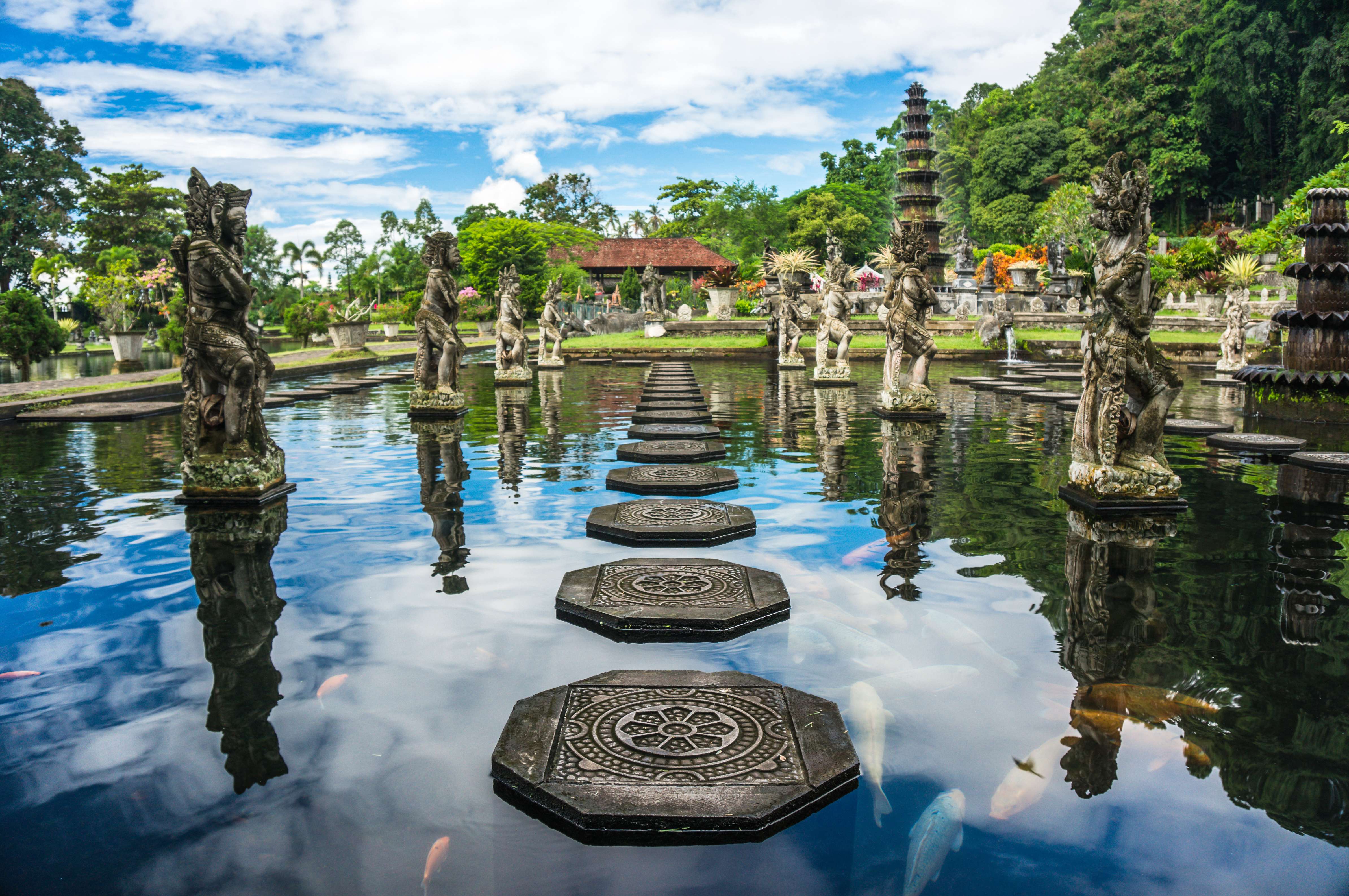 Explore the Architecture of Tirta Gangga Place