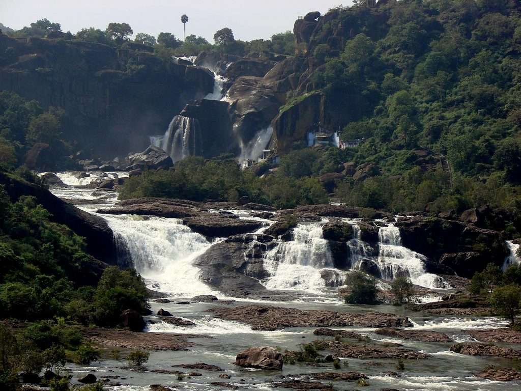 Puliyancholai Falls, Trichy (300 km from Bangalore)