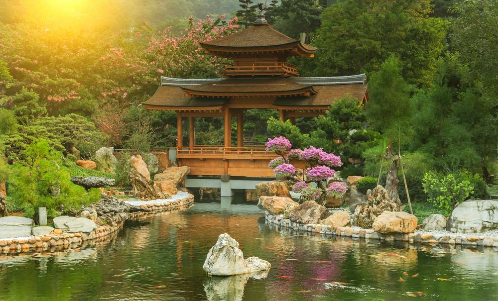 Walk around in Nan Lian Garden