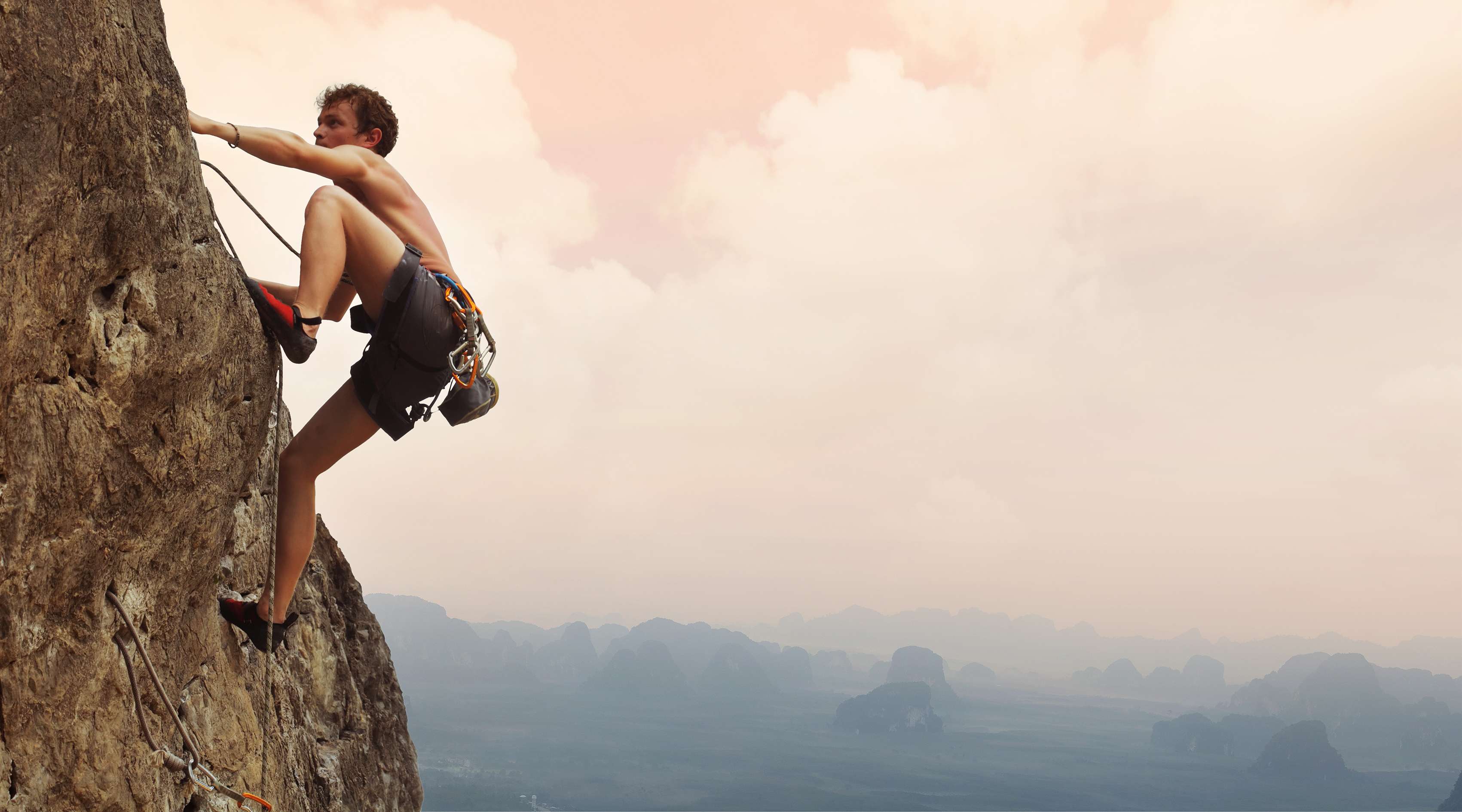 Rock Climbing in Black Crag, Hong Kong