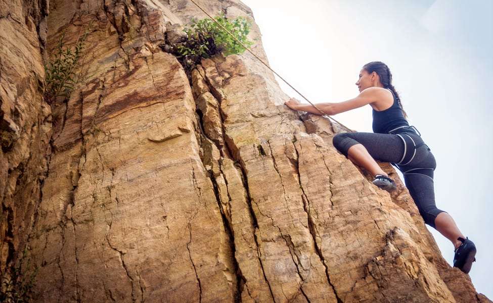 Rock Climbing in Black Crag