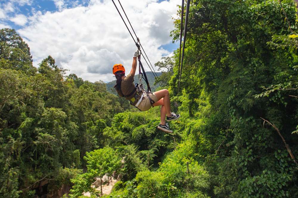 Zipline at Tung Lung Chau
