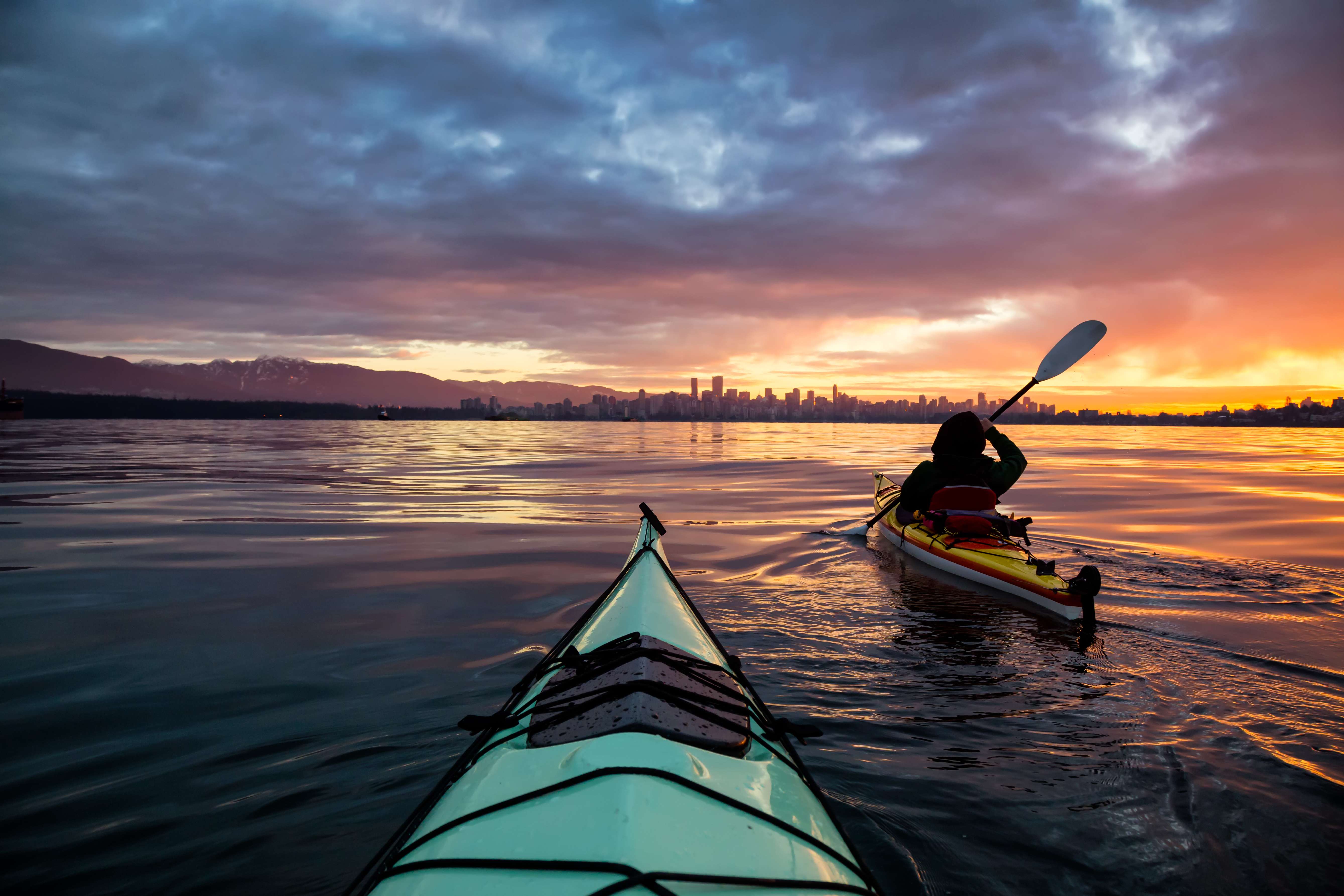 Kayaking at Sai Kung