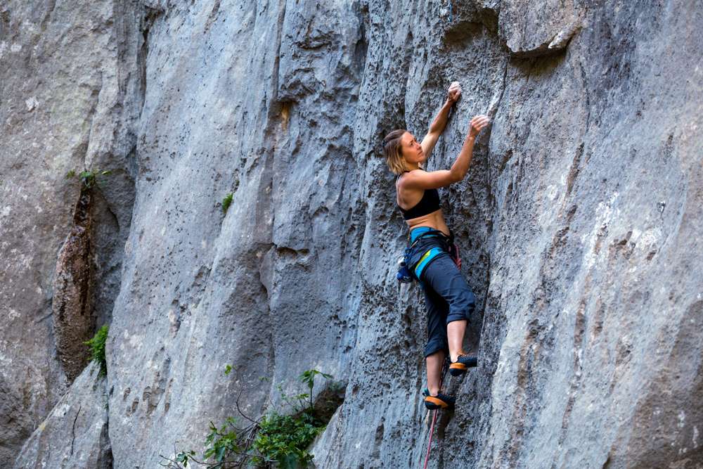 Rock Climbing At Cape Collinson