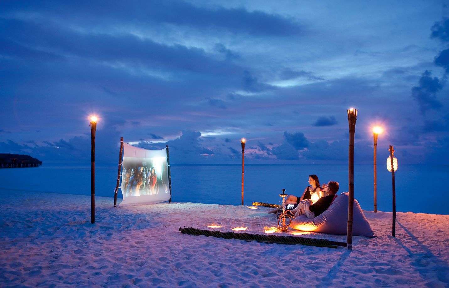 Watch a Romantic Movie on the Beach