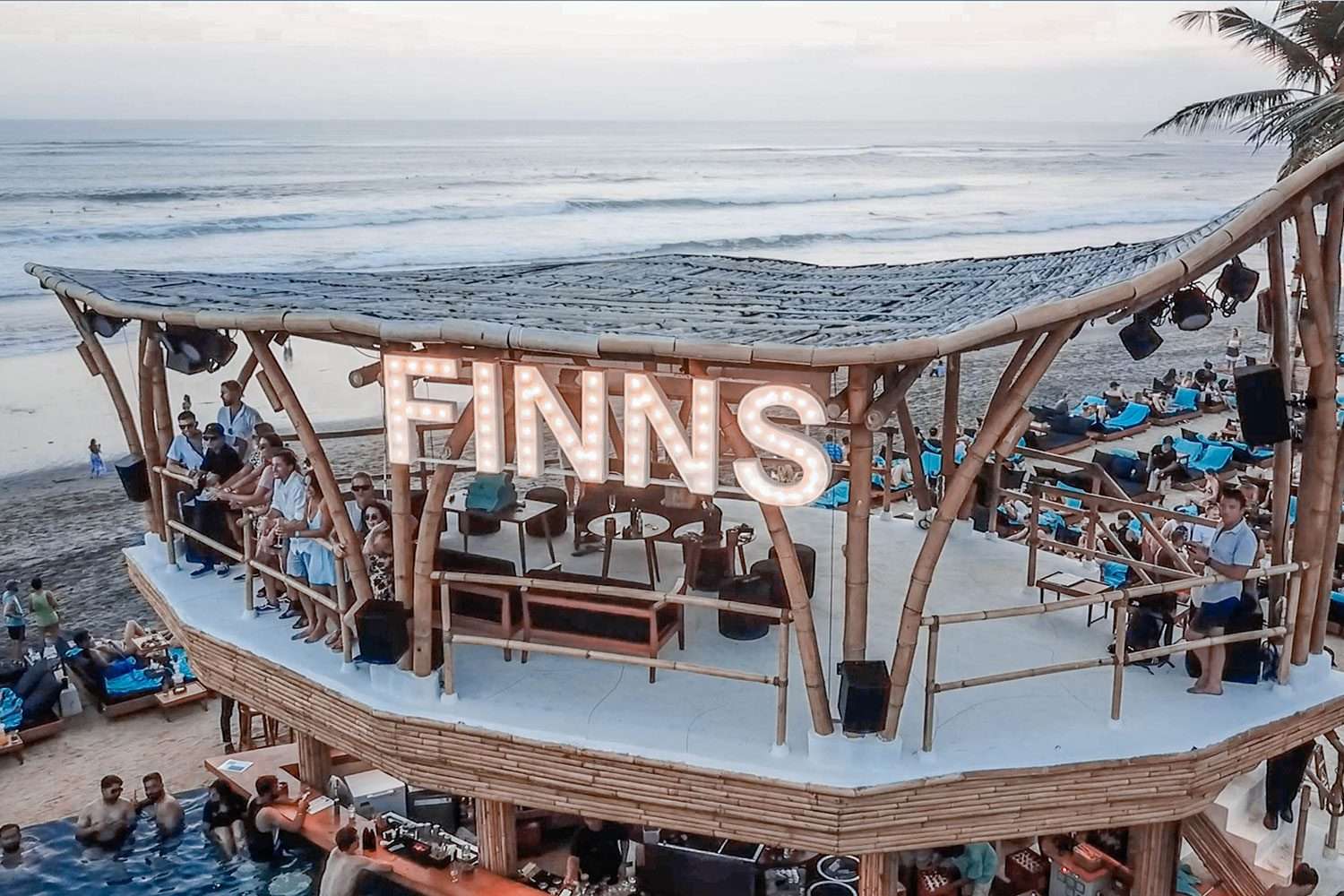 Have a Cozy Dinner at Finns Beach Club