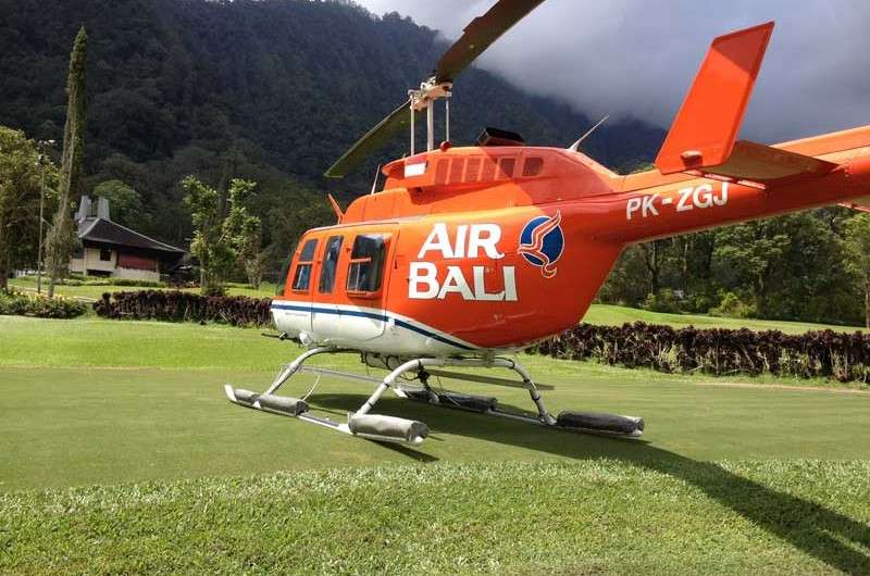 Take a Romantic Helicopter Ride over Bali