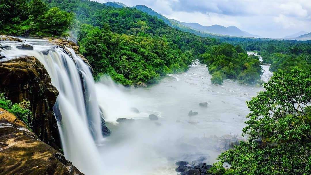 Athirappilly Waterfalls, Thrissur (515 km from Bangalore)