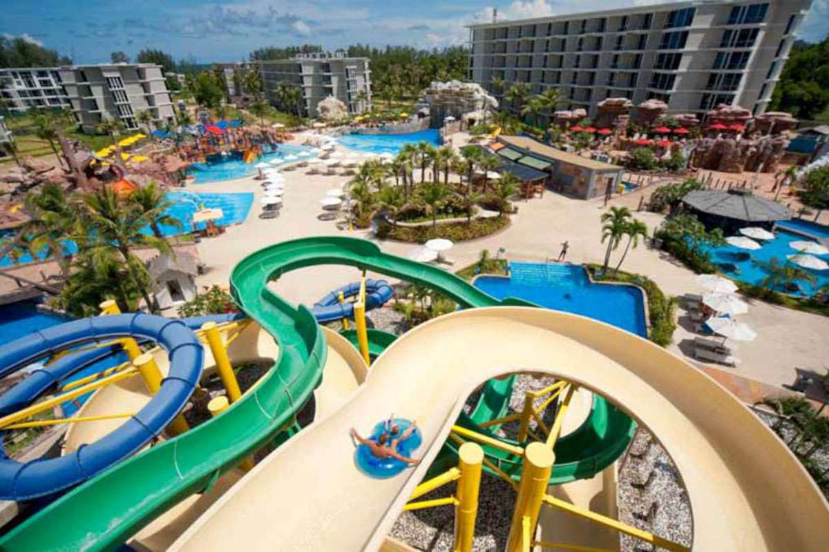 Enjoy Water Slides at Splash Jungle Water Park, Phuket