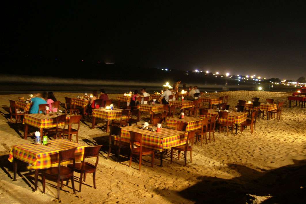 Dinner at Jimbaran Beach