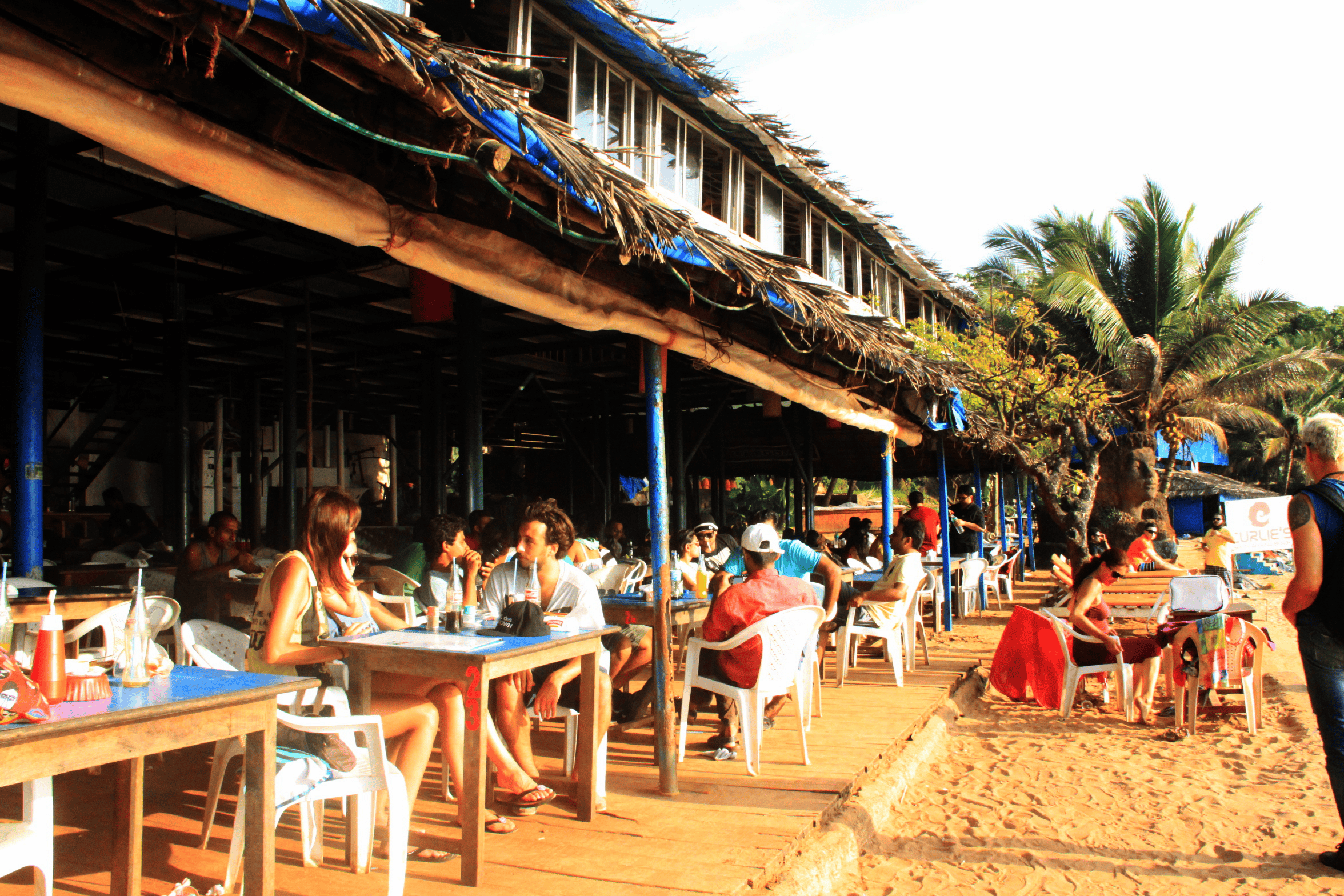 Curlies Beach Shack, Anjuna