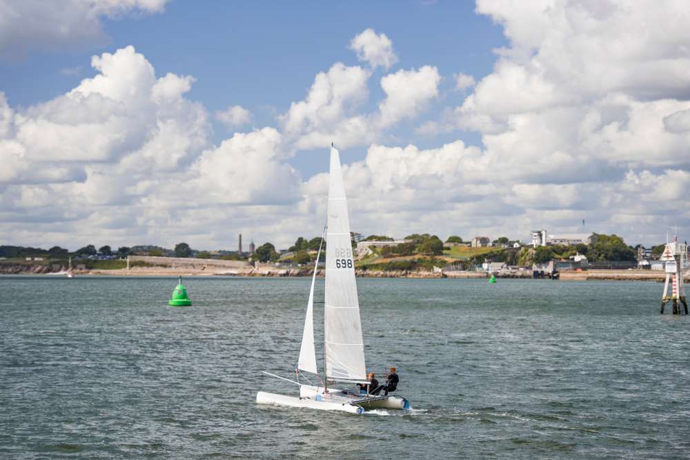 Trapezing at Mandwa Beach