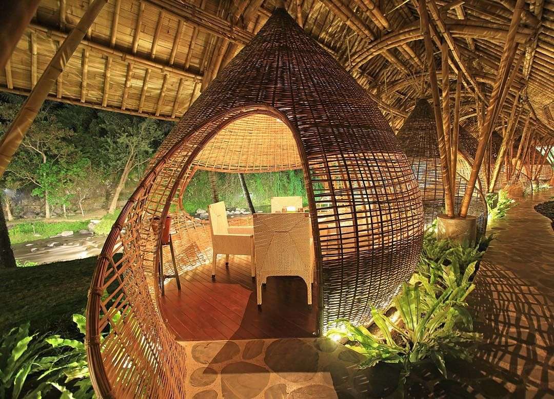 Eat in a Cocoon at Kubu Ubud