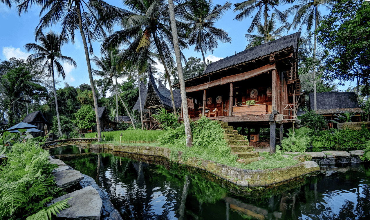 Stay in Tree House at Bambu Indah