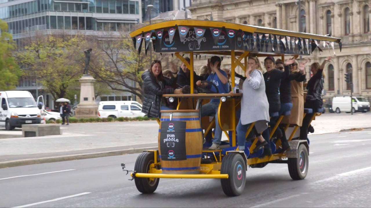 Cycle around Kuta on a Mobile Bar