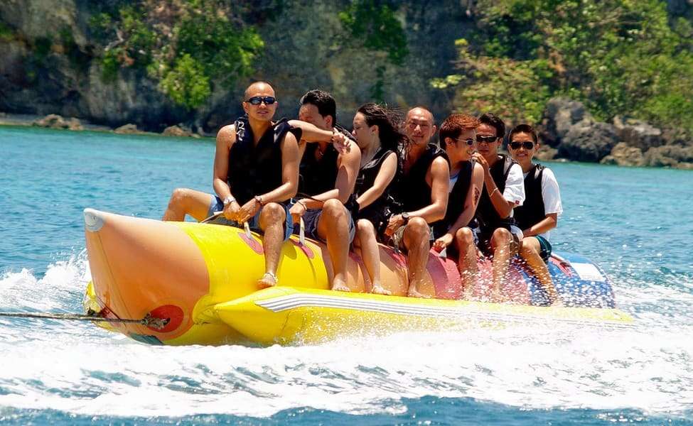 Enjoy Banana Boat Ride in Bali Waters