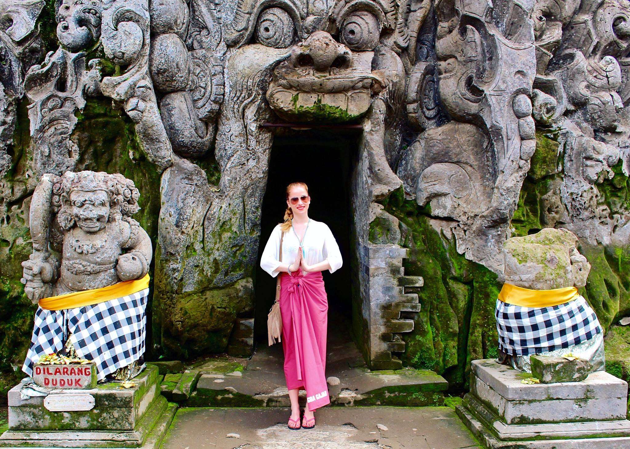 Seek Blessing in Gunung Kawi and Goa Gajah Temple