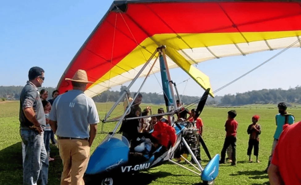 Hang gliding