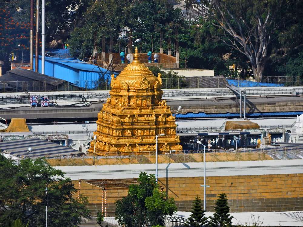Tirupati (133 km from Chennai)
