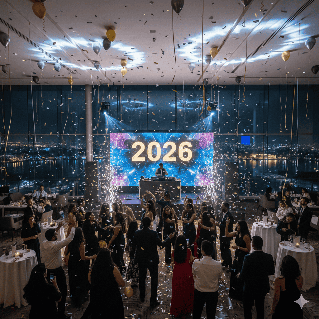 Enjoy A Classy New Year Soirée At Altitude Lounge Bar – Hyderabad Marriott!